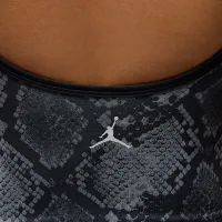 Nike Jordan Sport жіноча Printed Cropped Tank колір чорний
