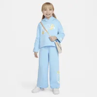 Nike Floral Fleece Little детские Graphic Толстовка с капюшоном синий