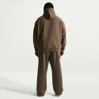 Nike Solo Swoosh мужские Pullover Толстовка с капюшоном цвет коричневый