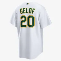 Zack Gelof Athletics мужские Nike MLB Replica Jersey цвет белый