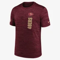 San Francisco 49ers Sideline Velocity мужские Nike Dri-FIT NFL футболка цвет красный