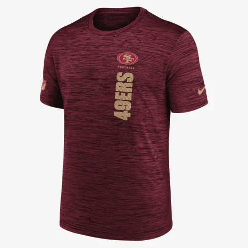 San Francisco 49ers Sideline Velocity мужские Nike Dri-FIT NFL футболка цвет красный