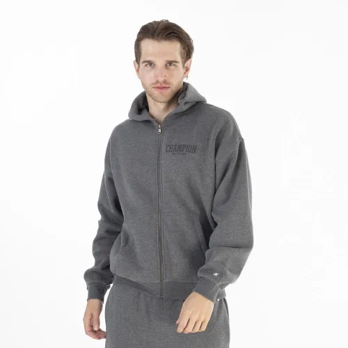 Кофта/футболка Champion Hooded Full Zip світшот 219171-EM519 - Сіра