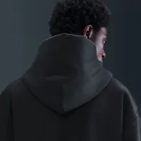 Nike Solo Swoosh мужские Full-Zip Fleece Толстовка с капюшоном цвет черный