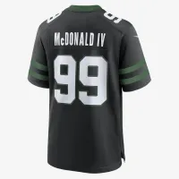 Nike NFL New York Jets (Will McDonald IV) чоловічі Game Football Jersey колір чорний