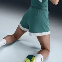 NikeCourt Slam женская Dri-FIT Tennis Skort цвет зеленый