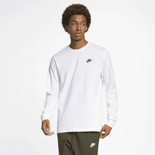 Nike Sportswear Club чоловічі Long-Sleeve футболка колір білий