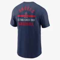 Los Angeles Angels 2-Hit чоловічі Nike MLB футболка блакитний