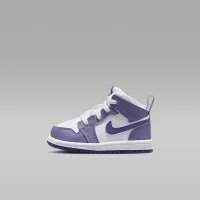 Nike Jordan 1 Mid Baby/Toddler Кросівки колір фіолетовий