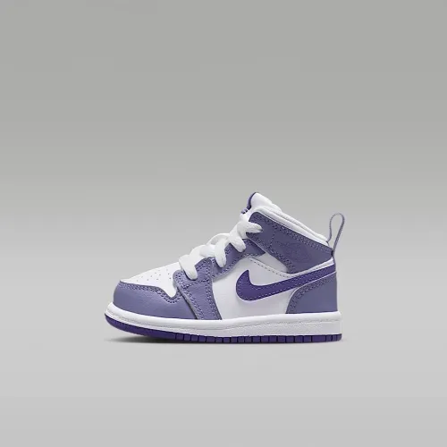 Nike Jordan 1 Mid Baby/Toddler Кросівки колір фіолетовий