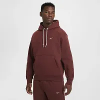 Nike Solo Swoosh чоловічі Fleece Pullover Толстовка з капюшоном колір коричневий