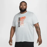 Nike чоловічі Dri-FIT баскетбольні футболка колір сірий