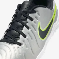 Nike Jr. Tiempo Legend 10 Academy Little/Big детские Turf Low-Top Soccer Кроссовки цвет серый