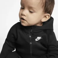 Nike Sportswear Tech Fleece Baby (12-24M) Толстовка з капюшоном and Pants комплект колір чорний