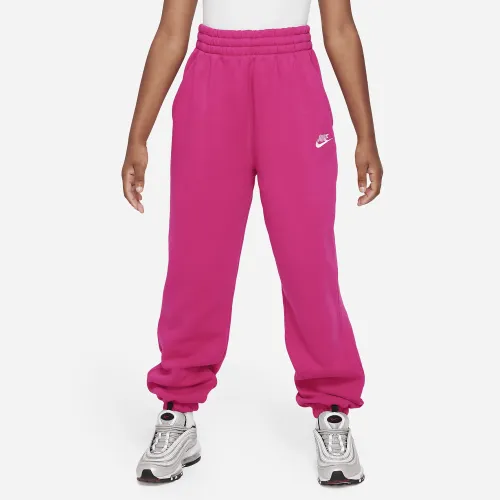 Nike Sportswear Club Fleece Big дитячі Loose Pants Pink