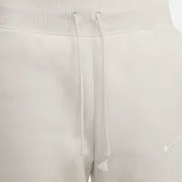 Nike Sportswear Phoenix Fleece женская С высокой Талией Cropped Sweatpants цвет коричневый