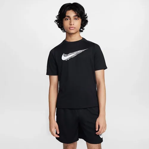 Nike Multi Big дитячі (для хлопчиків) Dri-FIT Short-Sleeve Top колір чорний