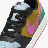 Nike Court Borough Low Recraft Big детские Кроссовки цвет черный