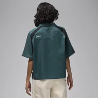 Nike Jordan жіноча Woven Top колір зелений