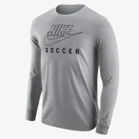 Nike Swoosh чоловічі Soccer Long-Sleeve футболка колір сірий