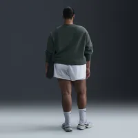 Nike Sportswear Phoenix Fleece женская оверсайз Crew-Neck свитшот (большие размеры) цвет зеленый