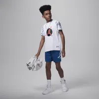 Nike Jordan MJ Essentials Big детские Dri-FIT Baseline шорты синий