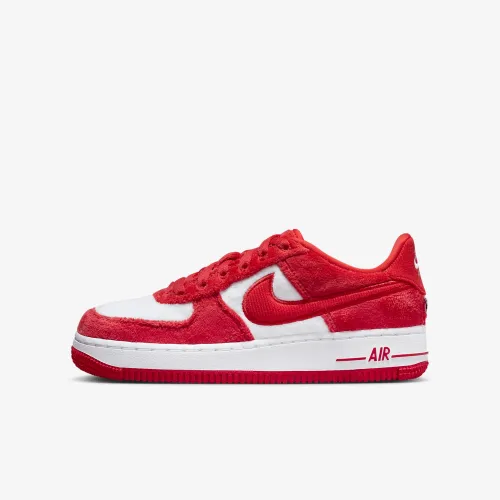 Nike Air Force 1 Big детские Кроссовки цвет красный