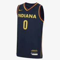 Kelsey Mitchell Indiana Fever 2024 Explorer Edition Big детские Nike Dri-FIT WNBA Swingman Jersey синий
