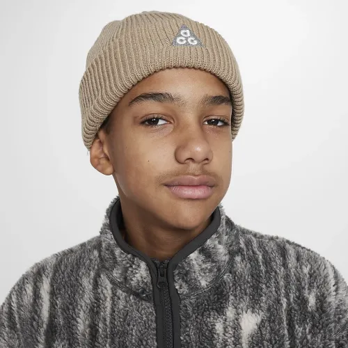 Nike ACG Terra Big дитячі Beanie колір коричневий