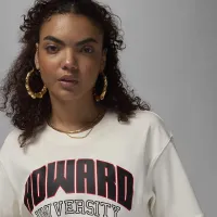 Nike Jordan x Howard University жіноча футболка колір білий