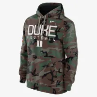 Duke синий Devils Military Appreciation Club Men’s Nike College Pullover Толстовка с капюшоном цвет зеленый
