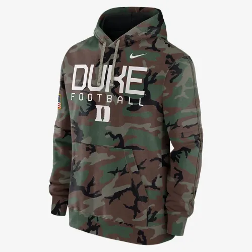 Duke блакитний Devils Military Appreciation Club Men’s Nike College Pullover Толстовка з капюшоном колір зелений