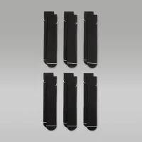Nike Jordan Everyday Cushioned Crew шкарпетки (6 пар) колір чорний