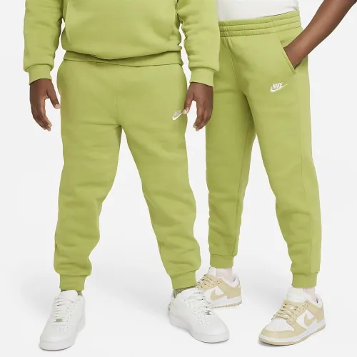 Nike Sportswear Club Fleece Big дитячі Joggers (Extended Size) колір зелений