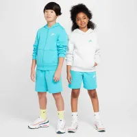 Nike Sportswear Club Fleece Big дитячі French Terry шорти колір зелений