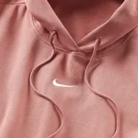 Nike Sportswear Phoenix Fleece жіноча оверсайз Pullover Толстовка з капюшоном (великі розміри) Pink