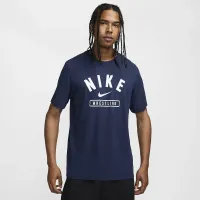Nike мужские Wrestling футболка синий