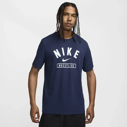 Nike мужские Wrestling футболка синий