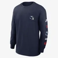 New York Giants Rewind Max90 Pocket мужские Nike NFL Long-Sleeve футболка цвет черный