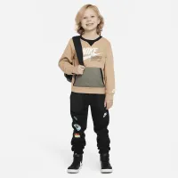 Nike Sportswear Paint Your Future Little дитячі French Terry Crew колір коричневий