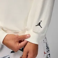 Nike Jordan Brooklyn Fleece чоловічі Crew-Neck світшот колір білий