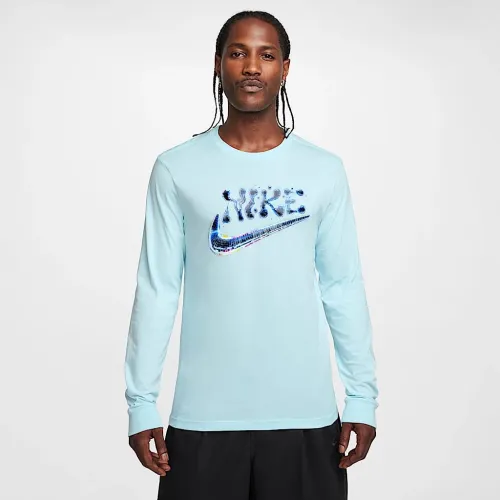 Nike Sportswear Club Long-Sleeve футболка блакитний