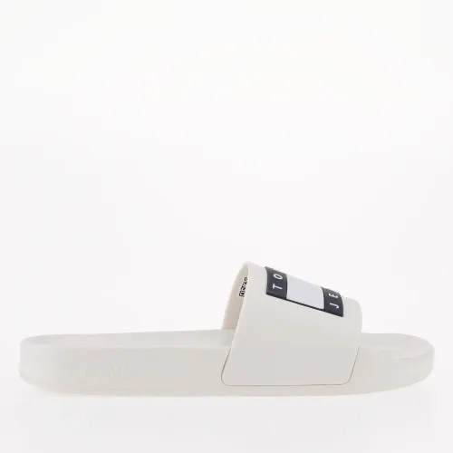 Шлёпанцы Tommy Jeans Flag Pool EN0EN02115-TCR - Белые