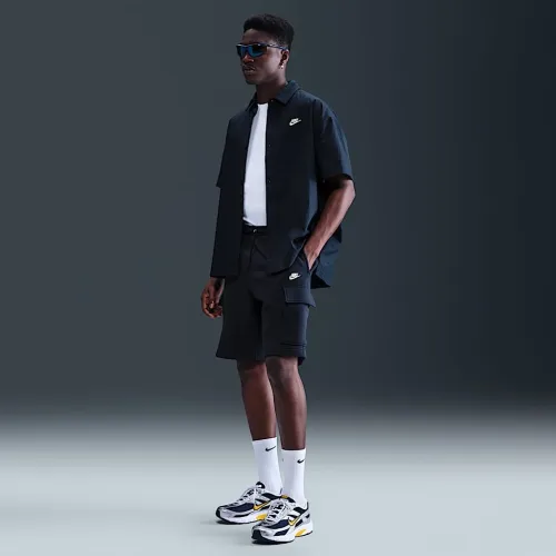 Nike Club мужские Fleece Cargo шорты синий