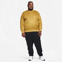 Nike Sportswear Therma-FIT Tech Pack чоловічі Winterized Crew колір коричневий