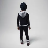 Nike Jordan Toddler 2-Piece Blocked and Ribbed Full-Zip комплект колір чорний