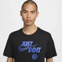 Inter Milan мужские Nike Soccer футболка цвет черный