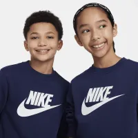 Nike Sportswear Club Fleece Big детские свитшот синий