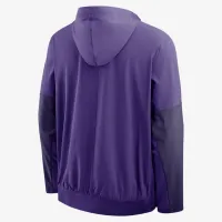 LSU Anorak мужские Nike College 1/2-Zip Hooded Куртка цвет фиолетовый