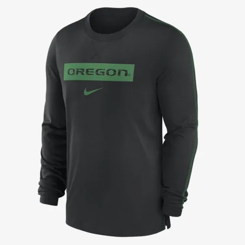 Oregon Ducks Sideline Player мужские Nike Dri-FIT College футболка цвет черный